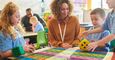 niños aprendiendo con metodología CLIL