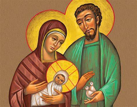 Iconografía moderna de la Sagrada Familia - cartel de Francis Robles Montesinos