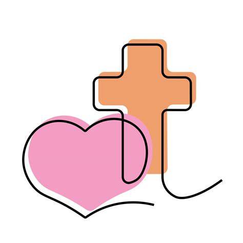 icono encuentro con Cristo, Corazón y cruz