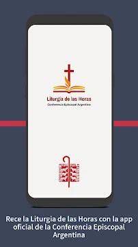 Aplicación móvil Liturgia de las Horas en un smartphone