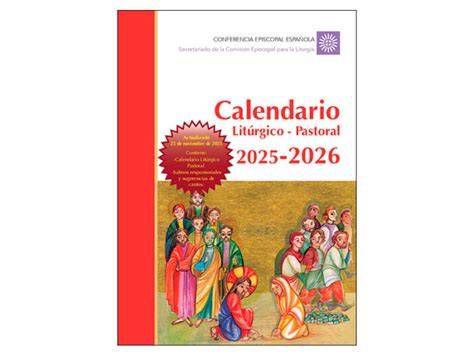 Portada del Calendario Litúrgico-Pastoral 2025-2026