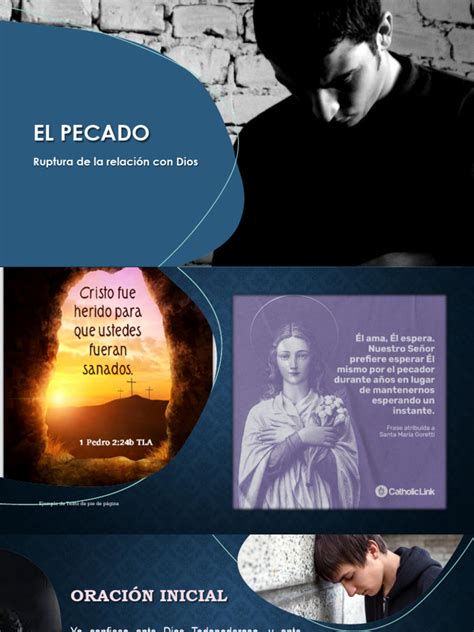 Representación del pecado como ruptura de la relación con Dios