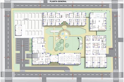 plano y accesibilidad del centro geriátrico