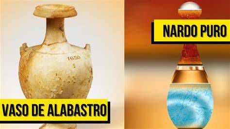 Frasco de alabastro con perfume de nardo puro