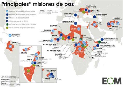 Mapa de impacto mundial de las misiones de Teresa de Calcuta