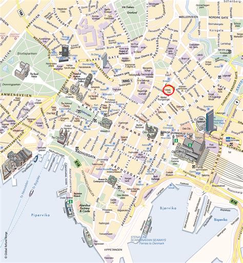 Mapa invernal de Oslo y escenas clave del concierto navideño