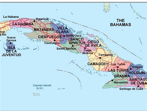 mapa de provincias cubanas con archivos parroquiales