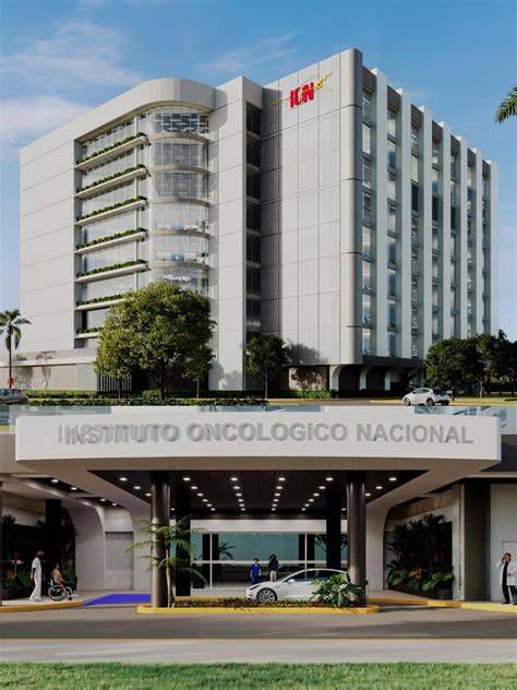 fachada y nuevo edificio del hospital