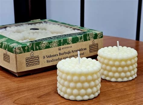 Velones para Novena y velones de cera mineral en envases plásticos