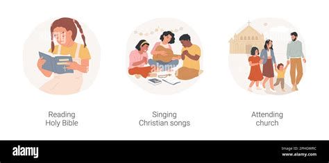 illustration of a person considering attending a church Bible study