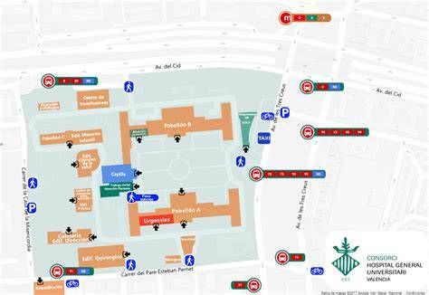 Mapa de localización Hospital General Cristo de la Sangre