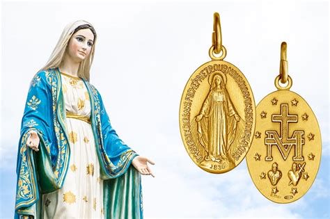 Imagen de medalla de la Milagrosa y rosario