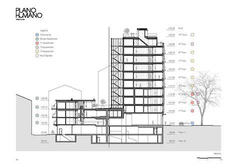 Plano arquitectónico del Edificio Pignatelli y la Casa de Amparo