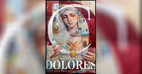 Cartel conmemorativo Centenario Virgen de los Dolores - Chema Riquelme
