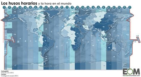 Mapa con los horarios usuales de oración en diferentes regiones del mundo islámico