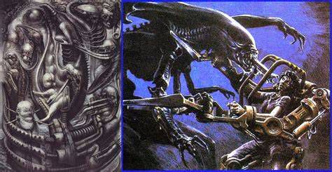Ripley clone and alien queen embryo illustration