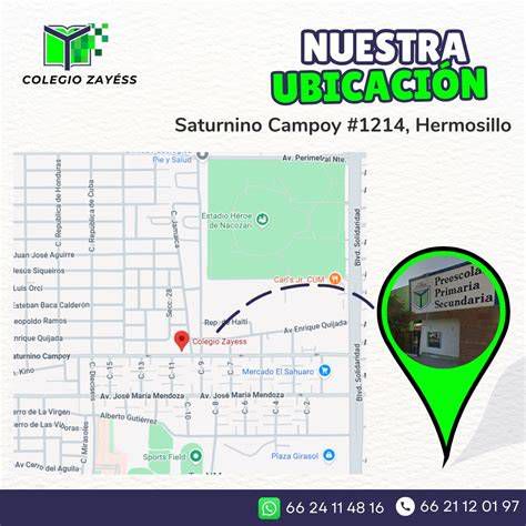 mapa de ubicación del colegio y accesos