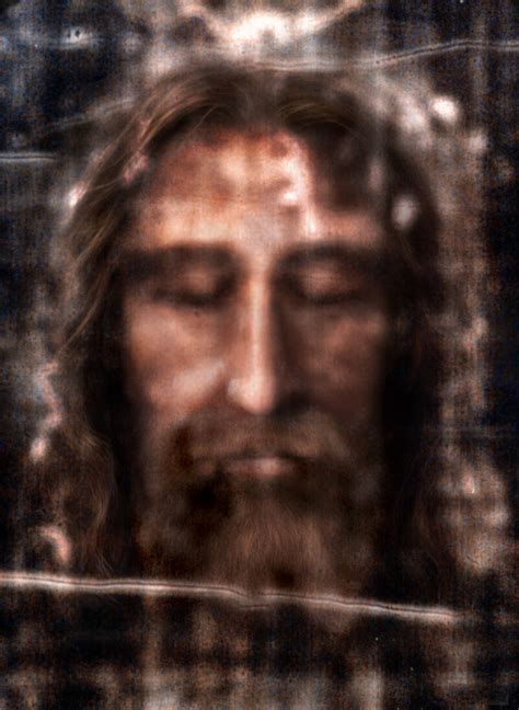 Fotografía detallada de la talla de Jesús del Rescate mostrando su rostro y cabellera