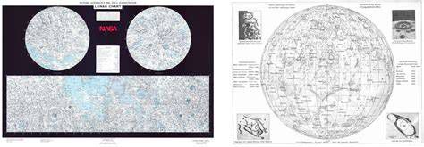 Mapa lunar de alta resolución usado como referencia para réplicas artísticas