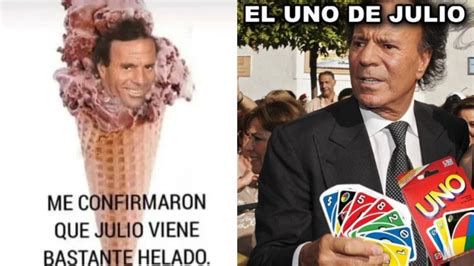 Memes virales de Julio Iglesias en julio
