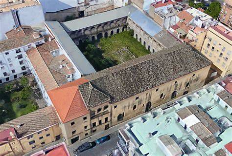 Plano antiguo del Convento de San Agustín y su emplazamiento en el Raval