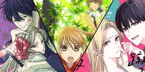 Personajes de manga josei en estilo característico