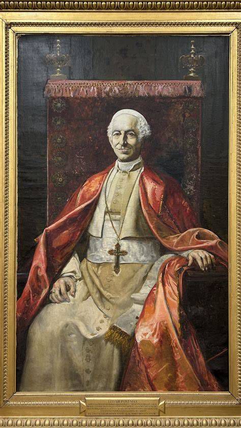 Retrato histórico de León XIII y encíclicas sociales