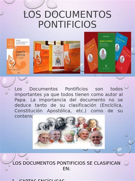 Infografía sobre tipos de documentos pontificios: encíclicas, bulas y constituciones