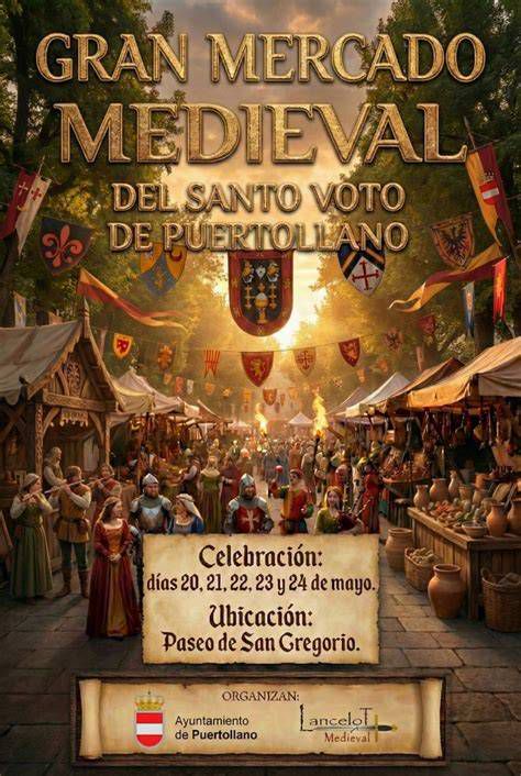 talleres medievales y puestos de mercado