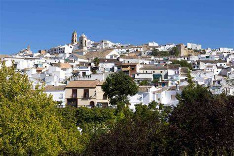 Panorámica aérea de Baena con sus principales iglesias y templos