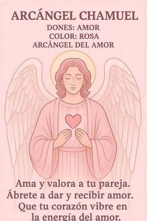 heptagrama y rayo rosado asociado a Chamuel