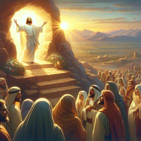 Representación artística de la resurrección y la glorificación de los creyentes