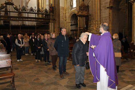 Imposición de la ceniza en la Catedral de Ciudad Rodrigo