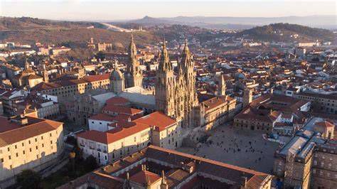 Centro histórico de Santiago de Compostela cerca del Hotel Santiago Apóstol