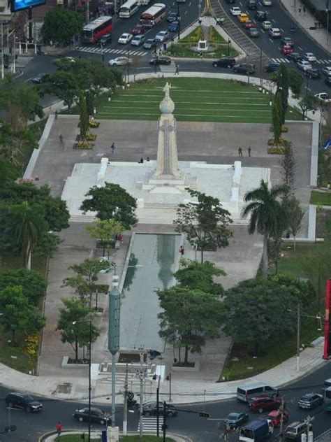 Plaza Salvador del Mundo durante la beatificación de Óscar Romero