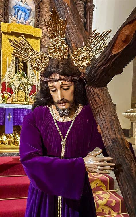 Fotografía histórica de la talla de Nuestro Padre Jesús Nazareno
