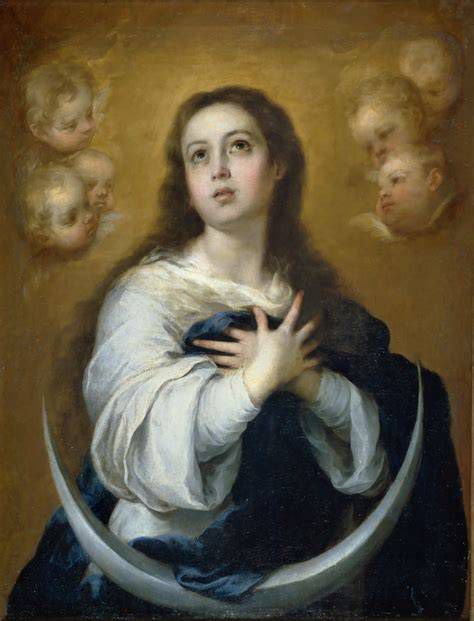 Pintura de Murillo representando la nevada milagrosa en Santa María la Blanca