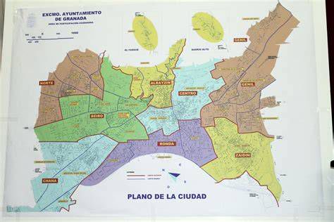 Mapa sencillo del barrio Zaidín-Vergeles en Granada señalando la ubicación de la Parroquia de San Pío X