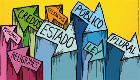 Infografía sobre la laicidad: separación Estado-Iglesia y valores fundamentales