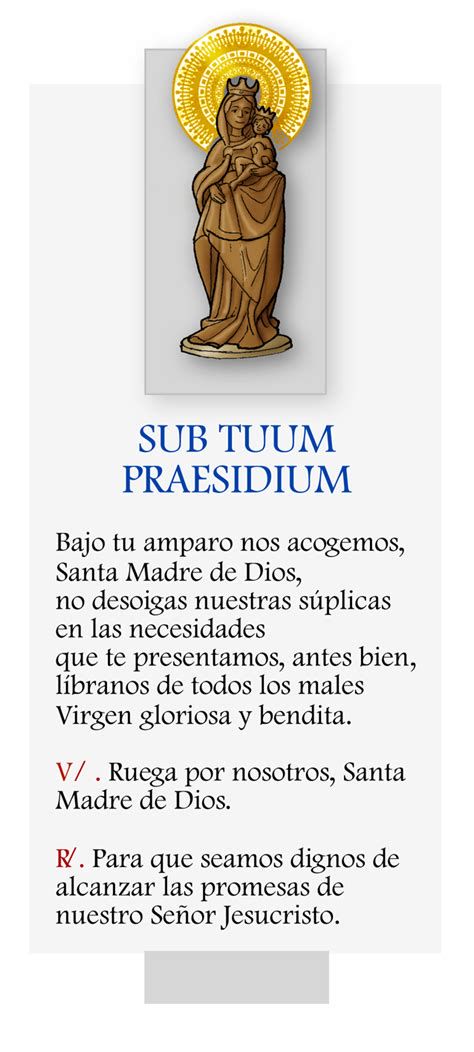 Piedra con inscripción de la oración Sub Tuum Praesidium en la Tierra Santa