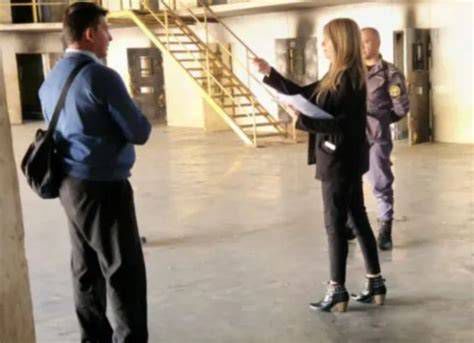Interior de un módulo penitenciario; actividad cultural de reclusos