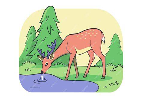 Ilustración artística de un alma humana representando al ciervo sediento que busca agua viva