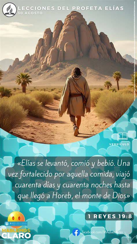 profeta Elías en el Horeb, silencio y susurro suave
