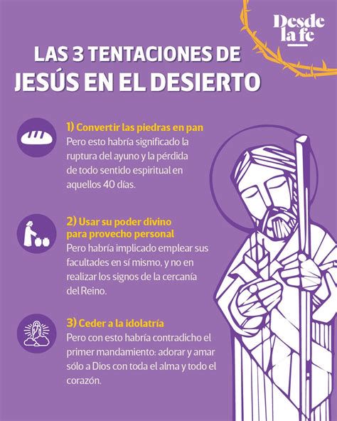 tentaciones de Jesús en el desierto, esquema de las tres concupiscencias
