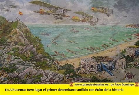 Desembarco anfibio en Alhucemas (representación histórica)
