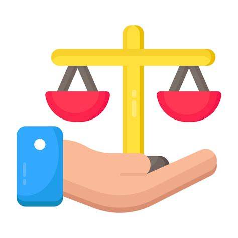 icono de justicia y corazón