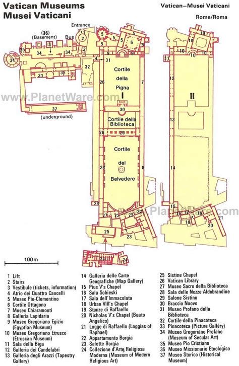 Colosseo e Musei Vaticani mappa delle attrazioni