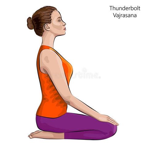 ilustración de Vajrasana y Utthita Hasta Merudandasana mostrando la silueta del diamante