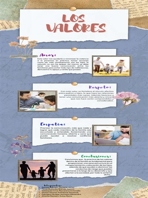 Infografía sobre valores en la pastoral del padre Julio Navegas