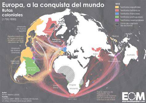Mapa que muestra la influencia y réplicas de ambas vírgenes en América y Europa